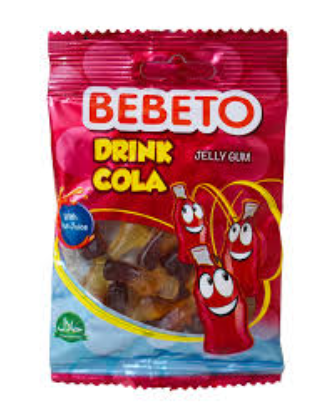 BEBETO JELLY GUM DRINK COLA 35G